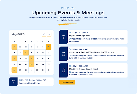 Custom calendars